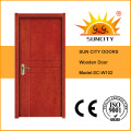 Suncity Carved Flat Panel Plywood Wooden Doors for Home (SC-W102)